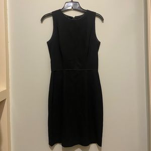 Ann Taylor Loft Black Wool Dress